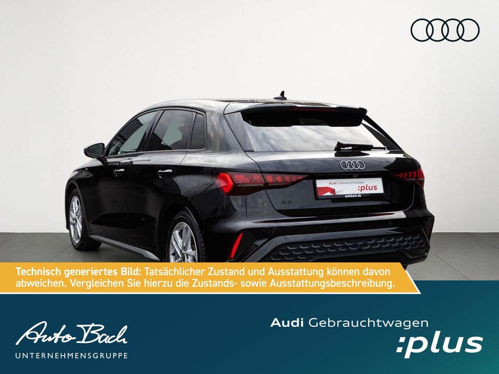 Audi A3 2026 г. Чёрный, пробег 23480 км