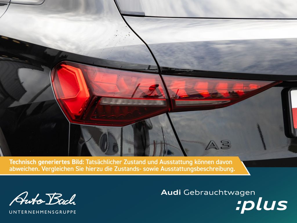 Audi A3 2026 г. Чёрный, пробег 23480 км