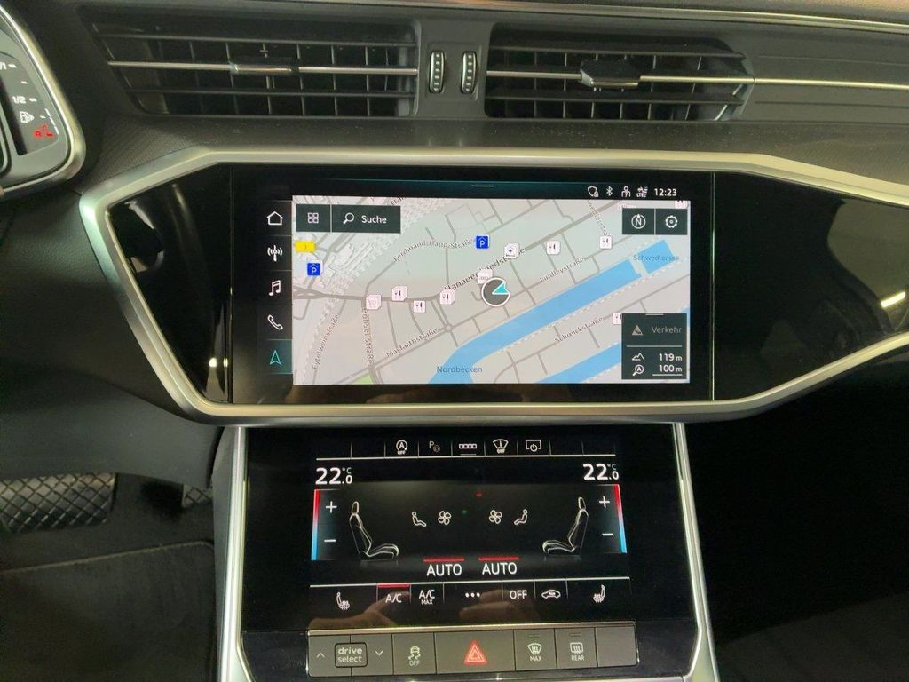 Audi A6 2023 г. Синий, пробег 50444 км