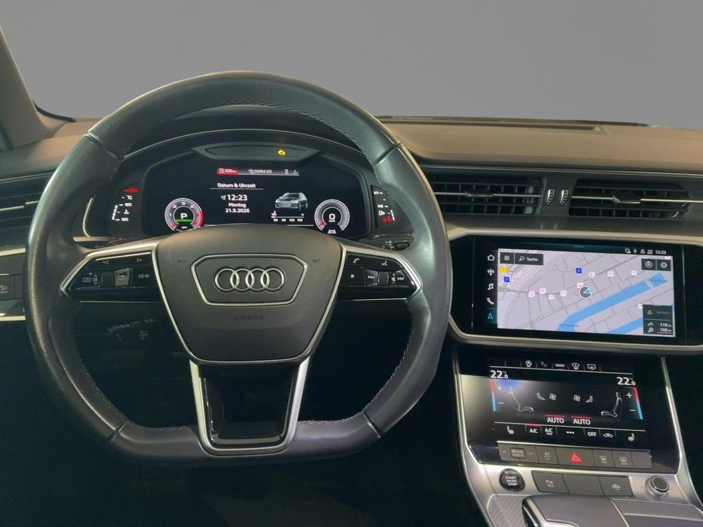 Audi A6 2023 г. Синий, пробег 50444 км