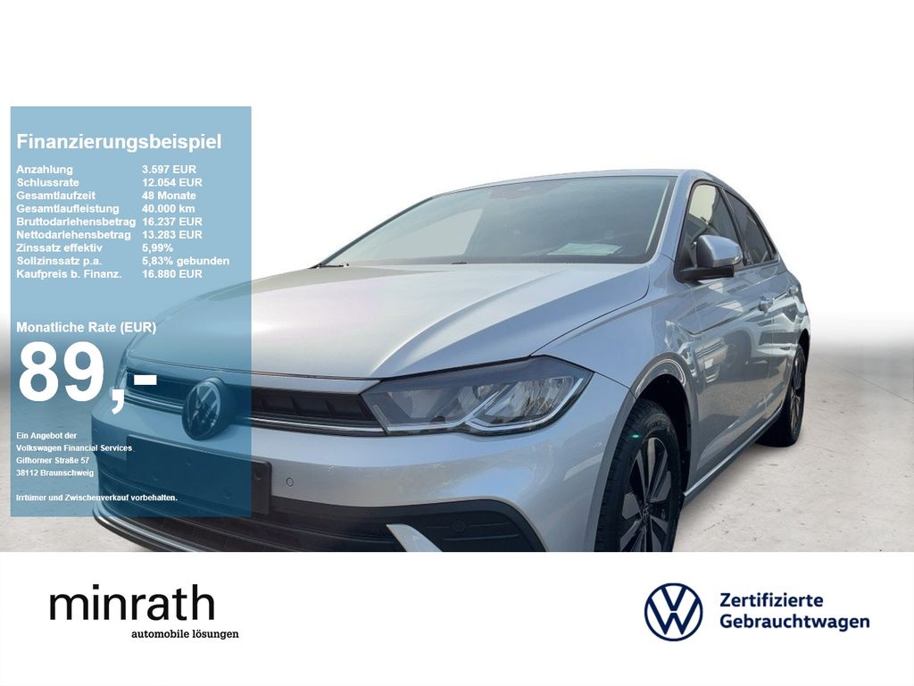 Volkswagen Polo 2024 г. Серебристый, пробег 22922 км