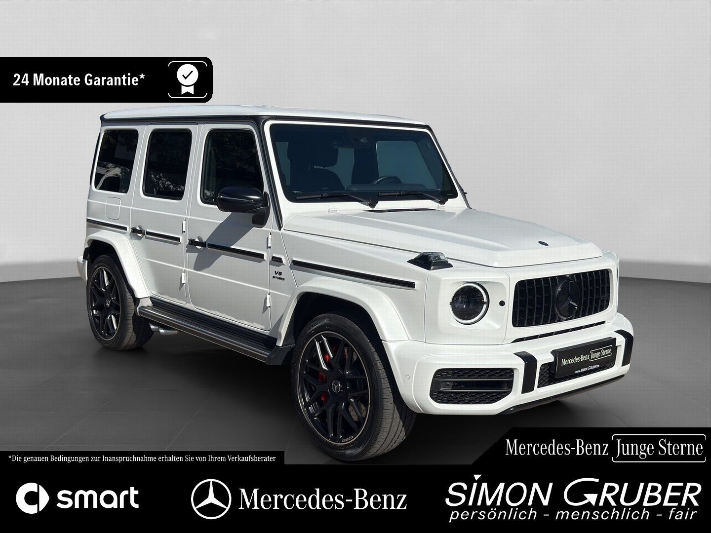 Mercedes-Benz G 63 AMG 2023 г. Белый, пробег 36521 км