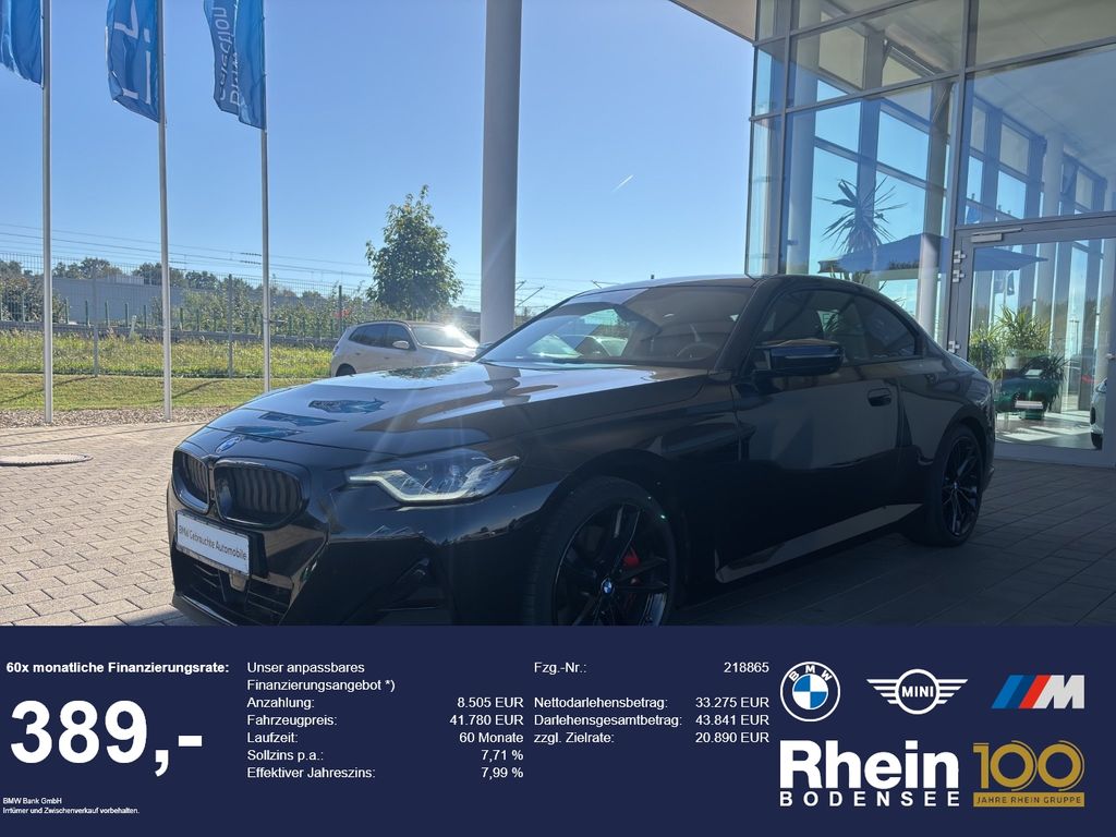 BMW M240I 2023 г. Чёрный, пробег 56253 км