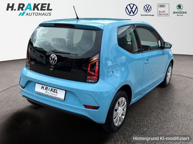 Volkswagen up! 2022 г. Синий, пробег 54285 км
