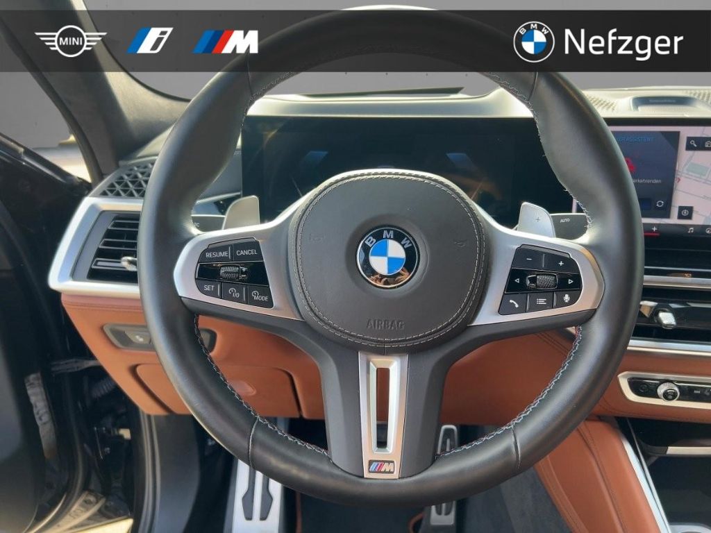 BMW X6 2024 г. Чёрный, пробег 28800 км
