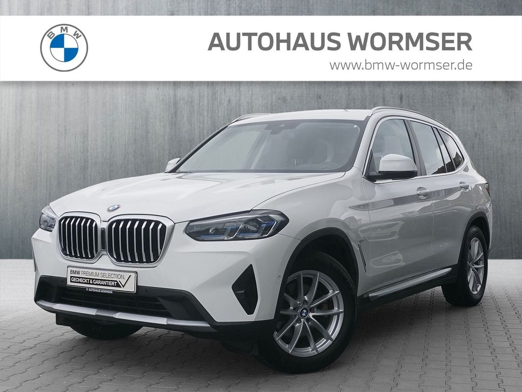 BMW X3 2023 г. Белый, пробег 49650 км
