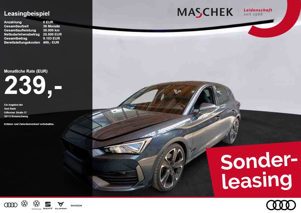 Cupra Leon 2022 г. Серый, пробег 57500 км