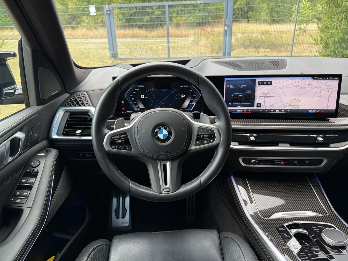 BMW X5 M60 2024 г. Чёрный, пробег 53757 км