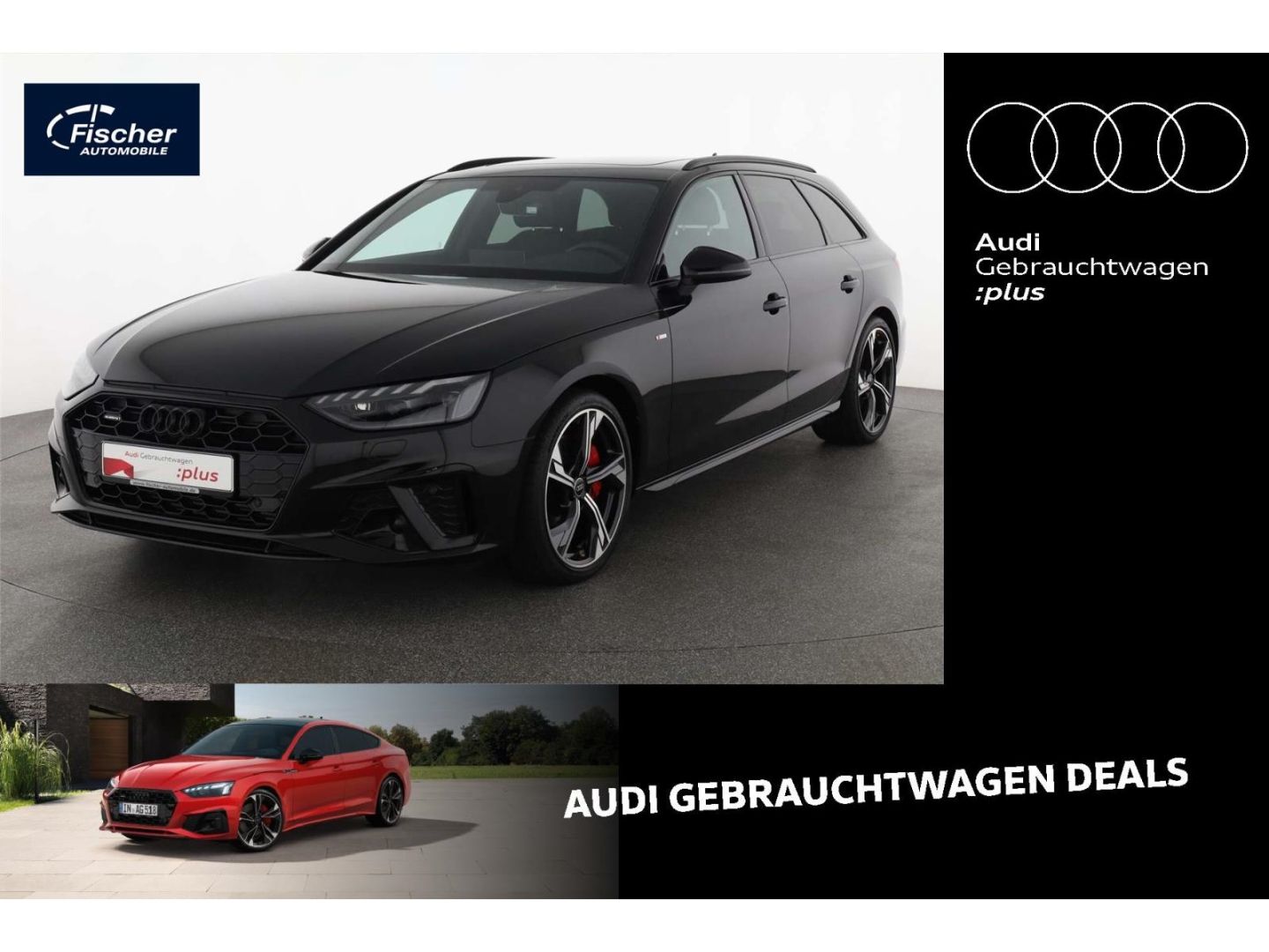 Audi A4 2025 г. Чёрный, пробег 11827 км