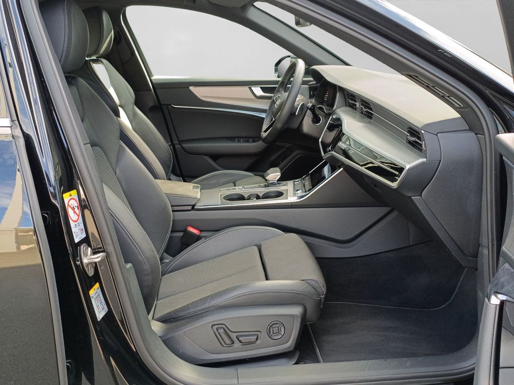 Audi A6 2023 г. Чёрный, пробег 39380 км