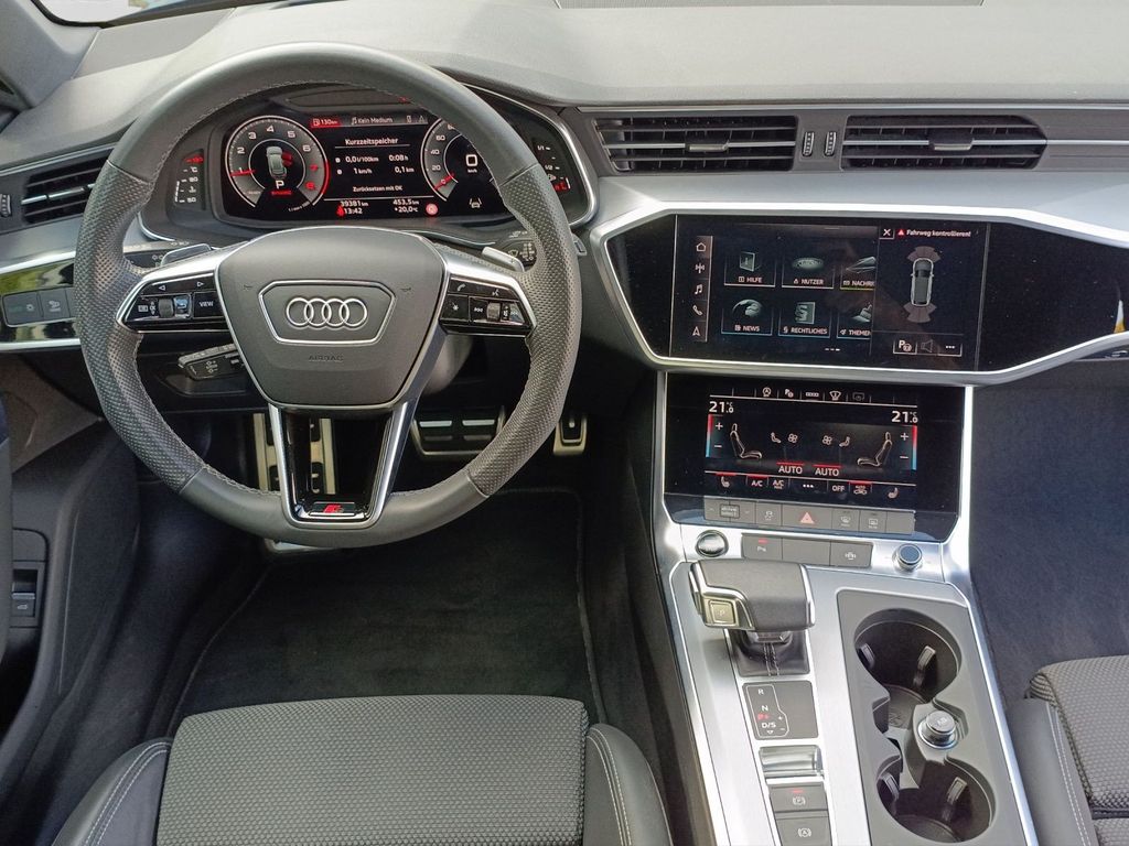Audi A6 2023 г. Чёрный, пробег 39380 км