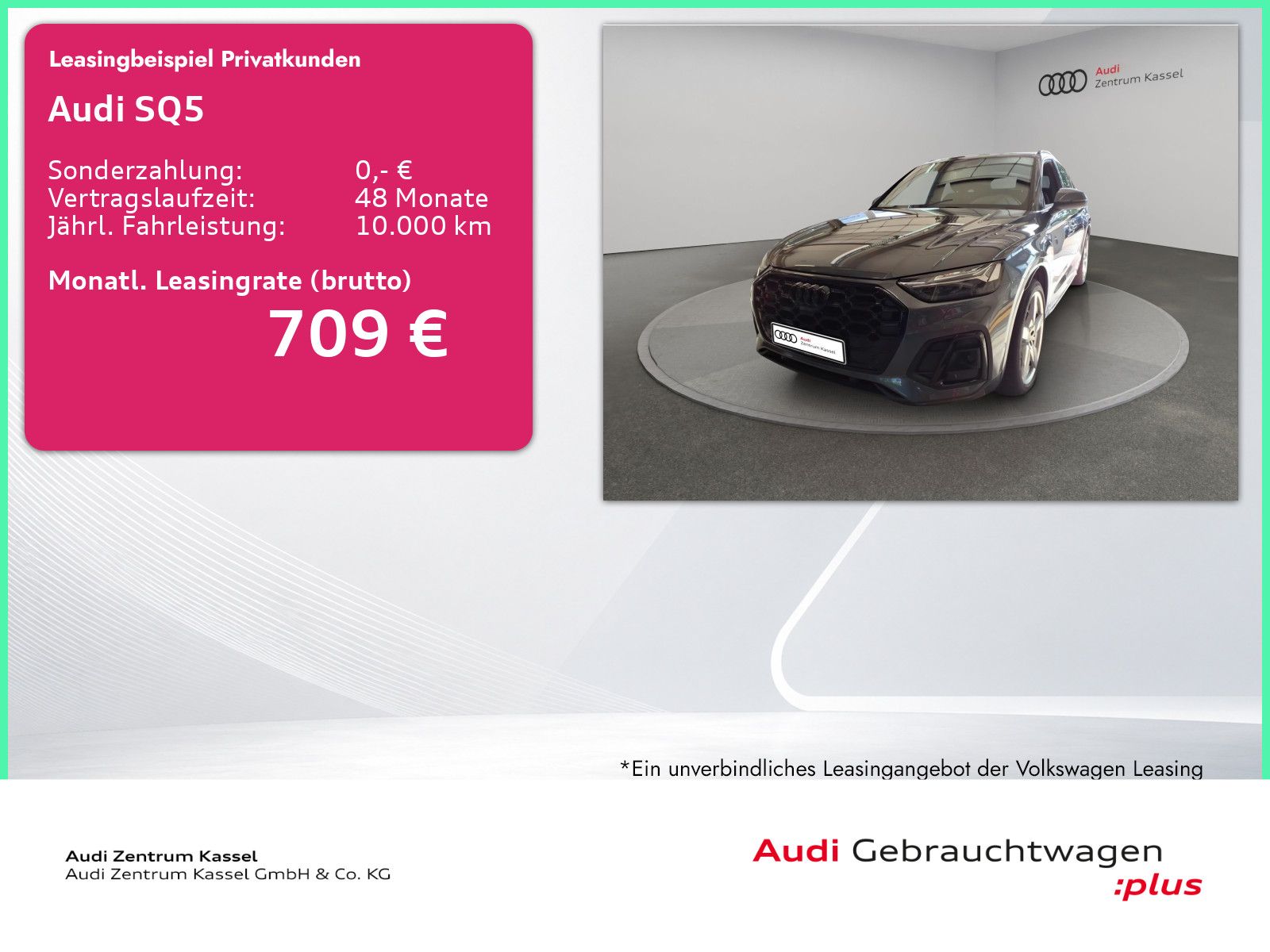 Audi SQ5 2022 г. Серый, пробег 51735 км