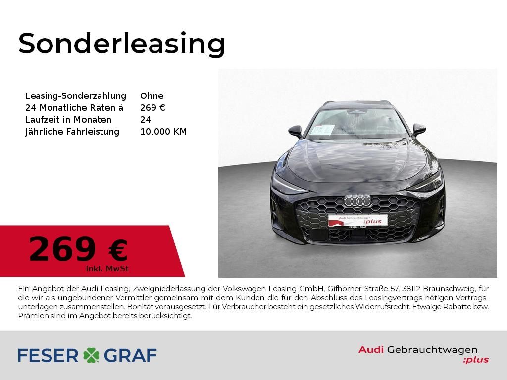 Audi A6 2025 г. Чёрный, пробег 28490 км