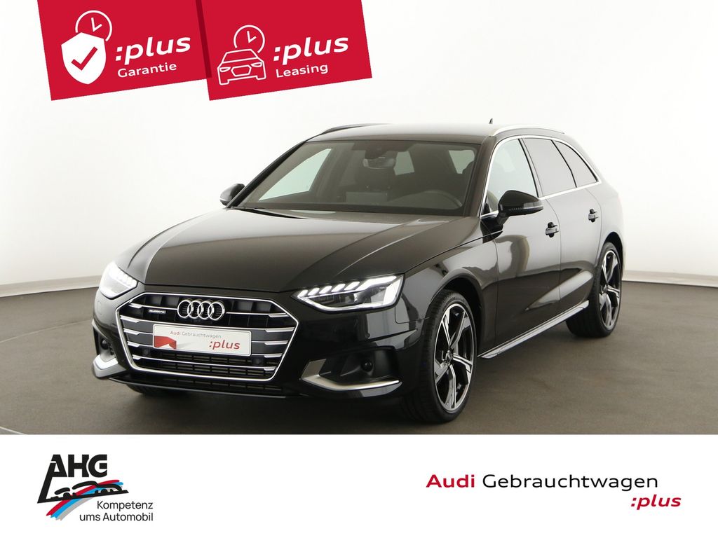 Audi A4 2023 г. Чёрный, пробег 32450 км
