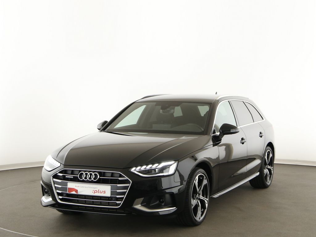 Audi A4 2023 г. Чёрный, пробег 32450 км