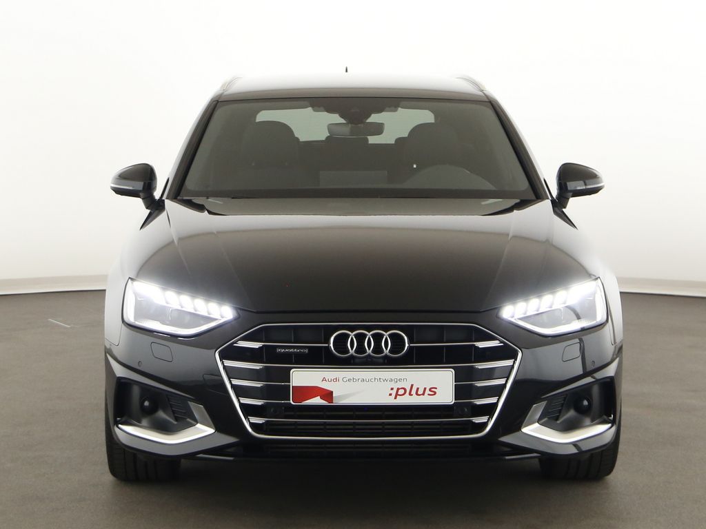 Audi A4 2023 г. Чёрный, пробег 32450 км