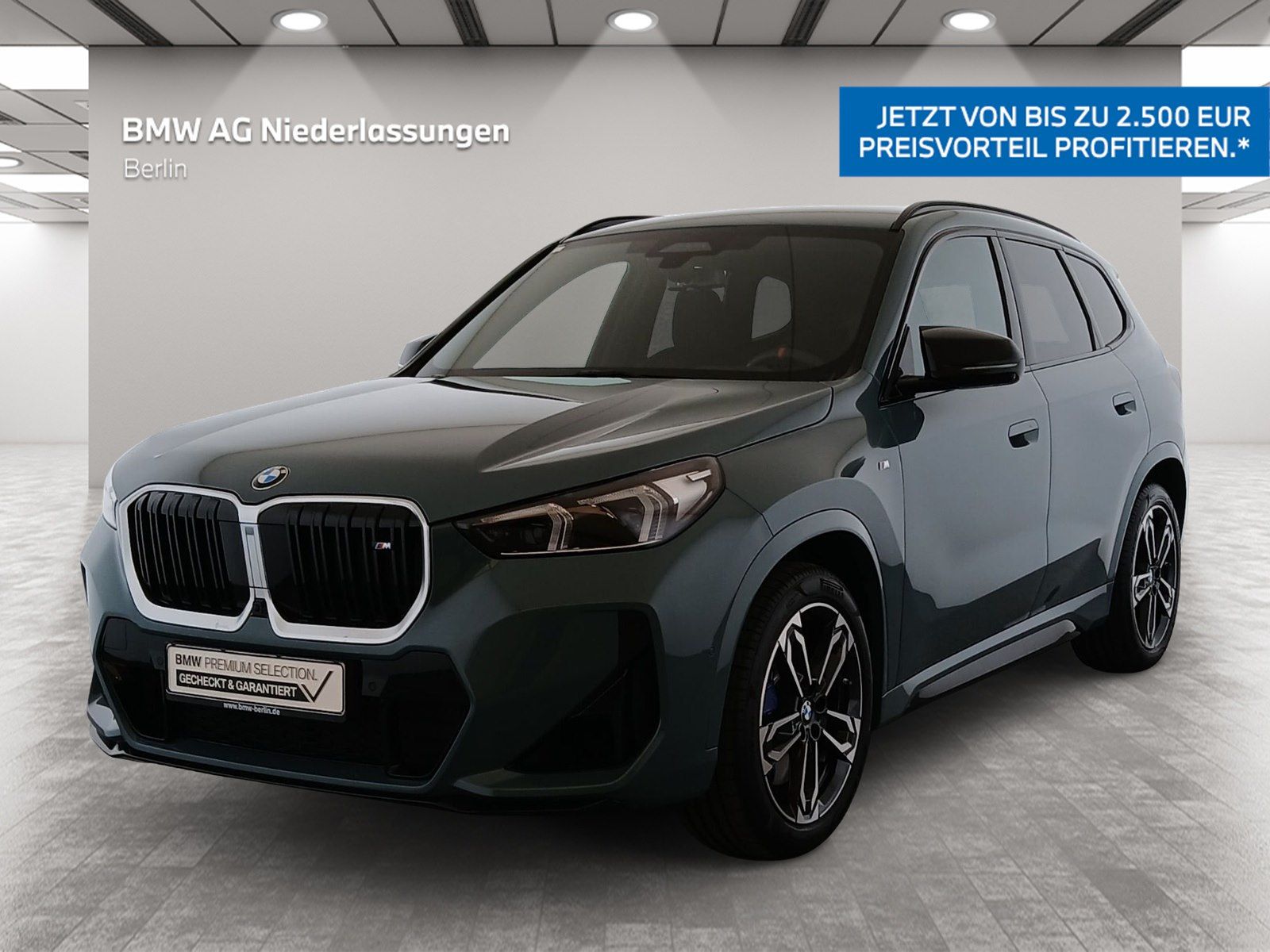 BMW X1 2025 г. Зелёный, пробег 7058 км