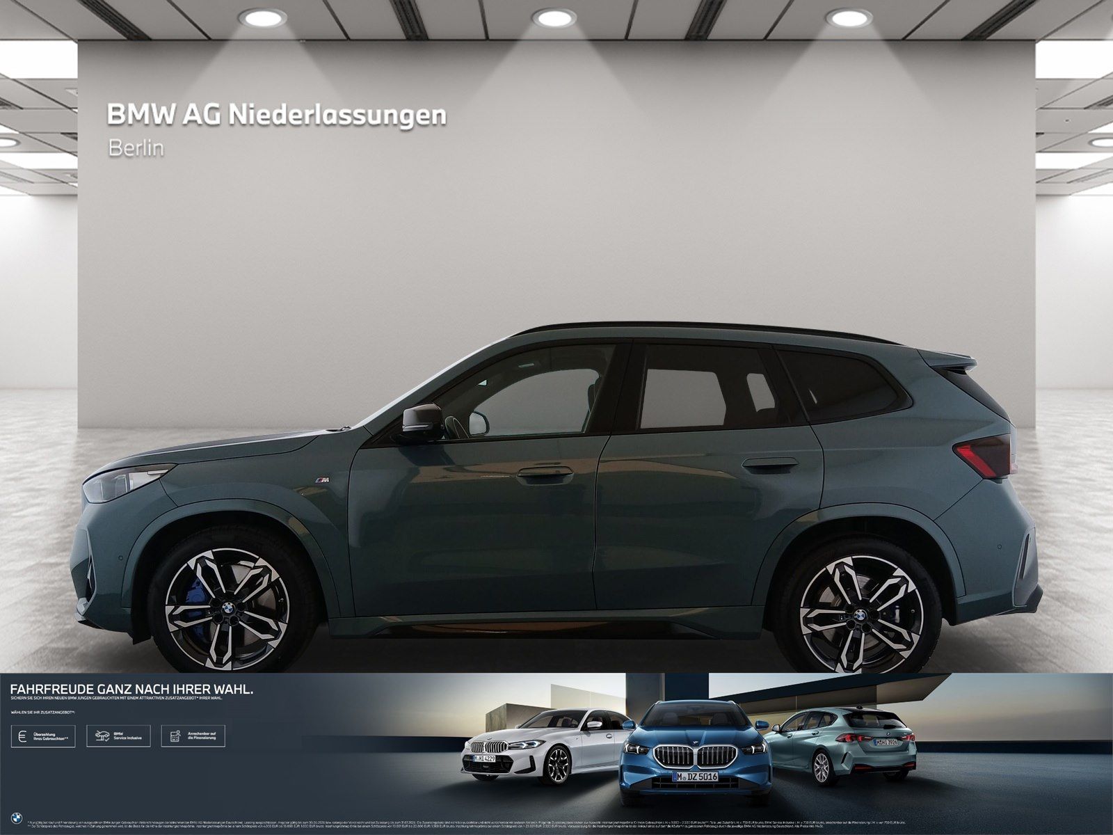 BMW X1 2025 г. Зелёный, пробег 7058 км