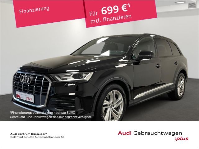 Audi Q7 2023 г. Чёрный, пробег 59972 км
