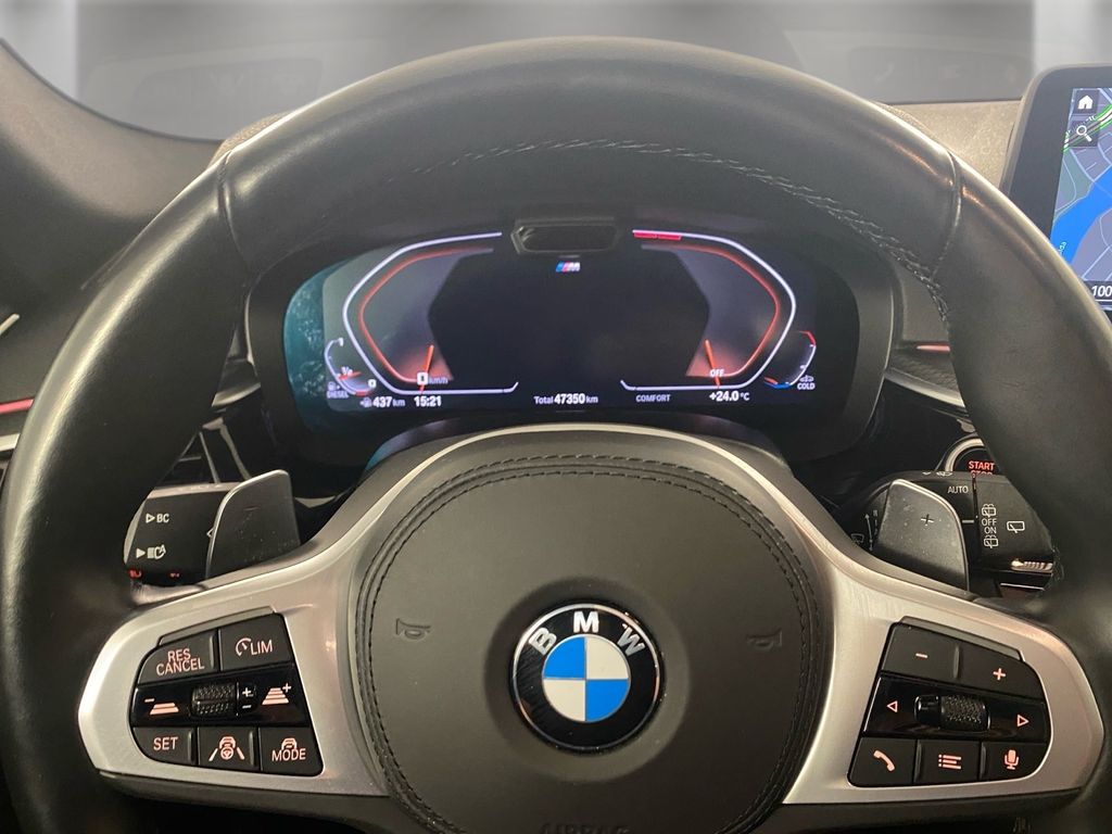 BMW 530 2023 г. Чёрный, пробег 47348 км