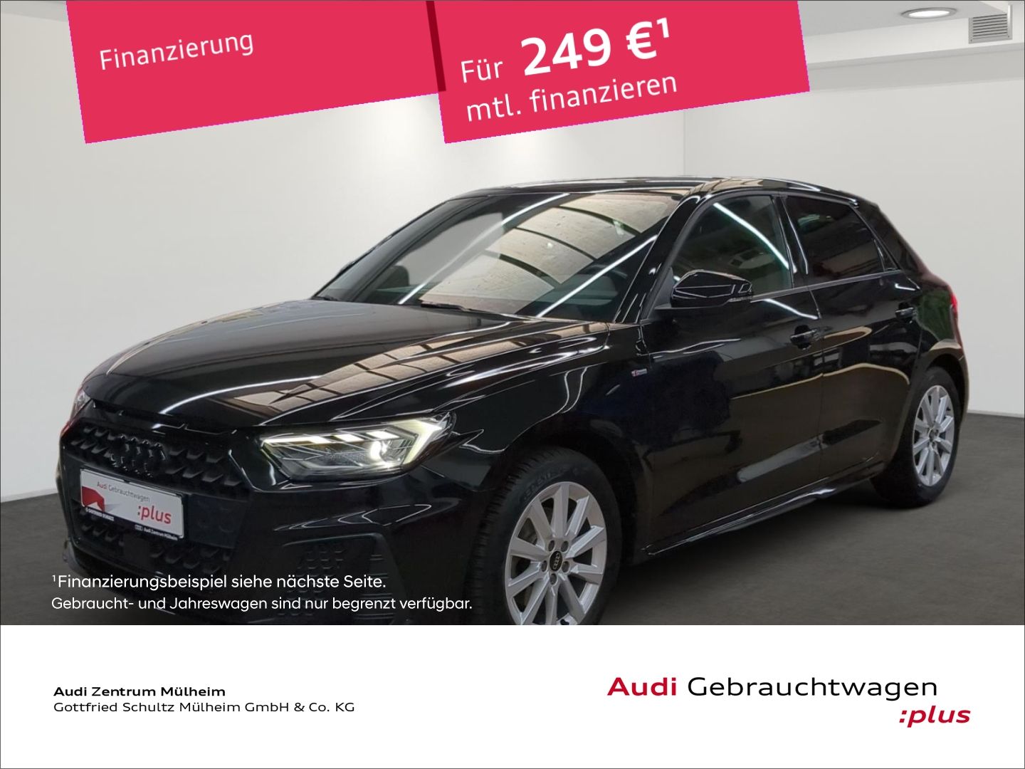Audi A1 2023 г. Чёрный, пробег 42840 км