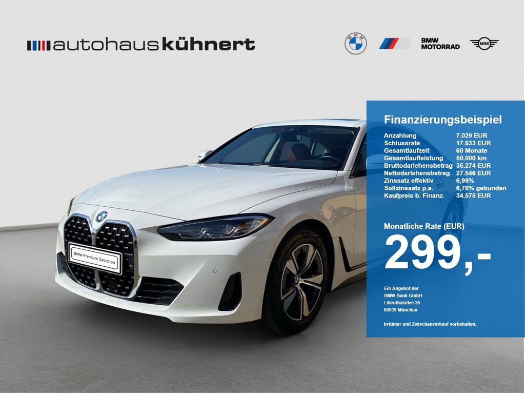 BMW 420 GRAN COUPÉ 2022 г. Белый, пробег 55340 км