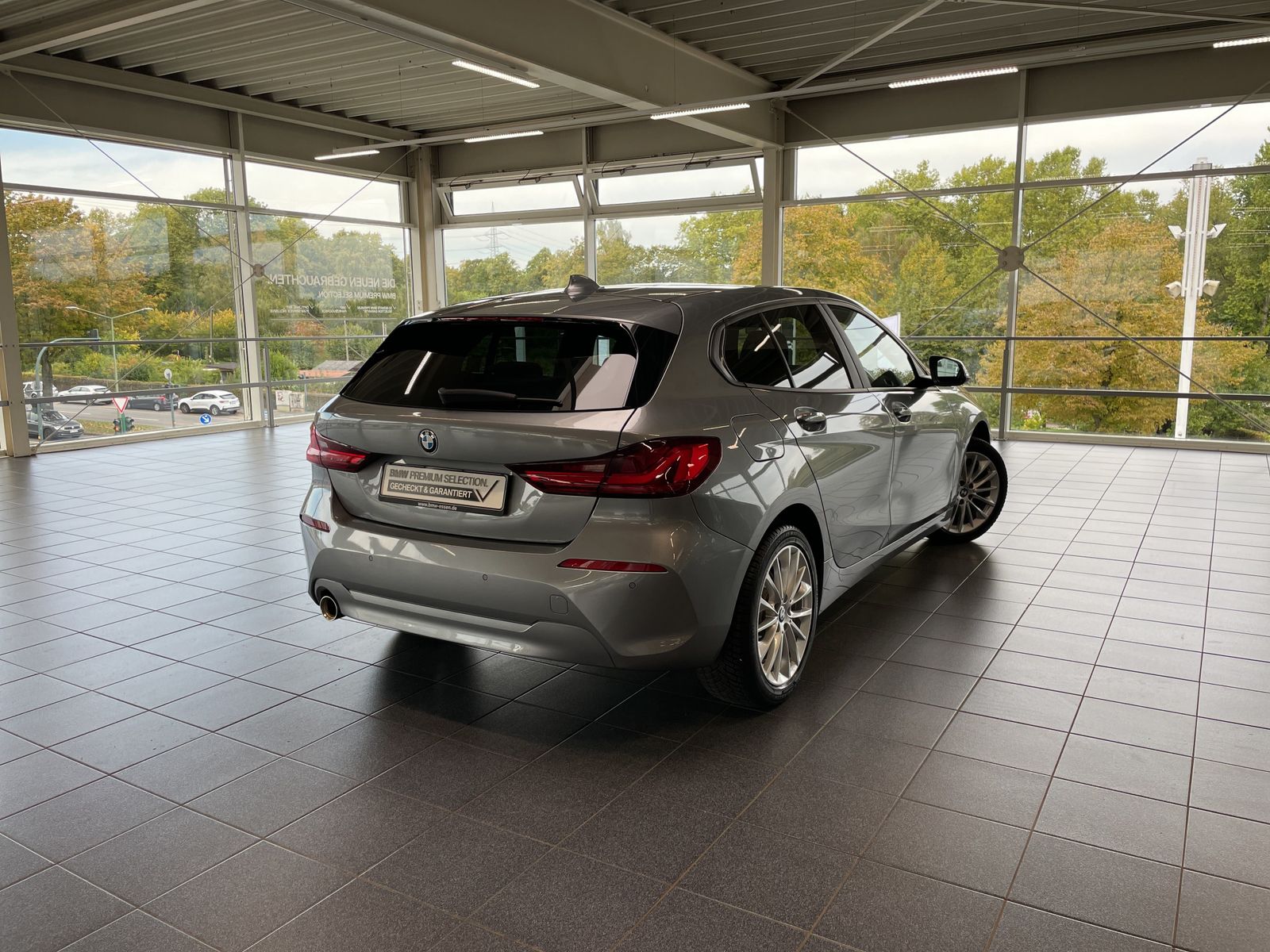 BMW 116 2022 г. Серый, пробег 17513 км