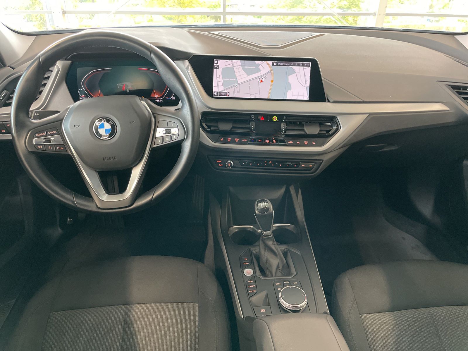 BMW 116 2022 г. Серый, пробег 17513 км