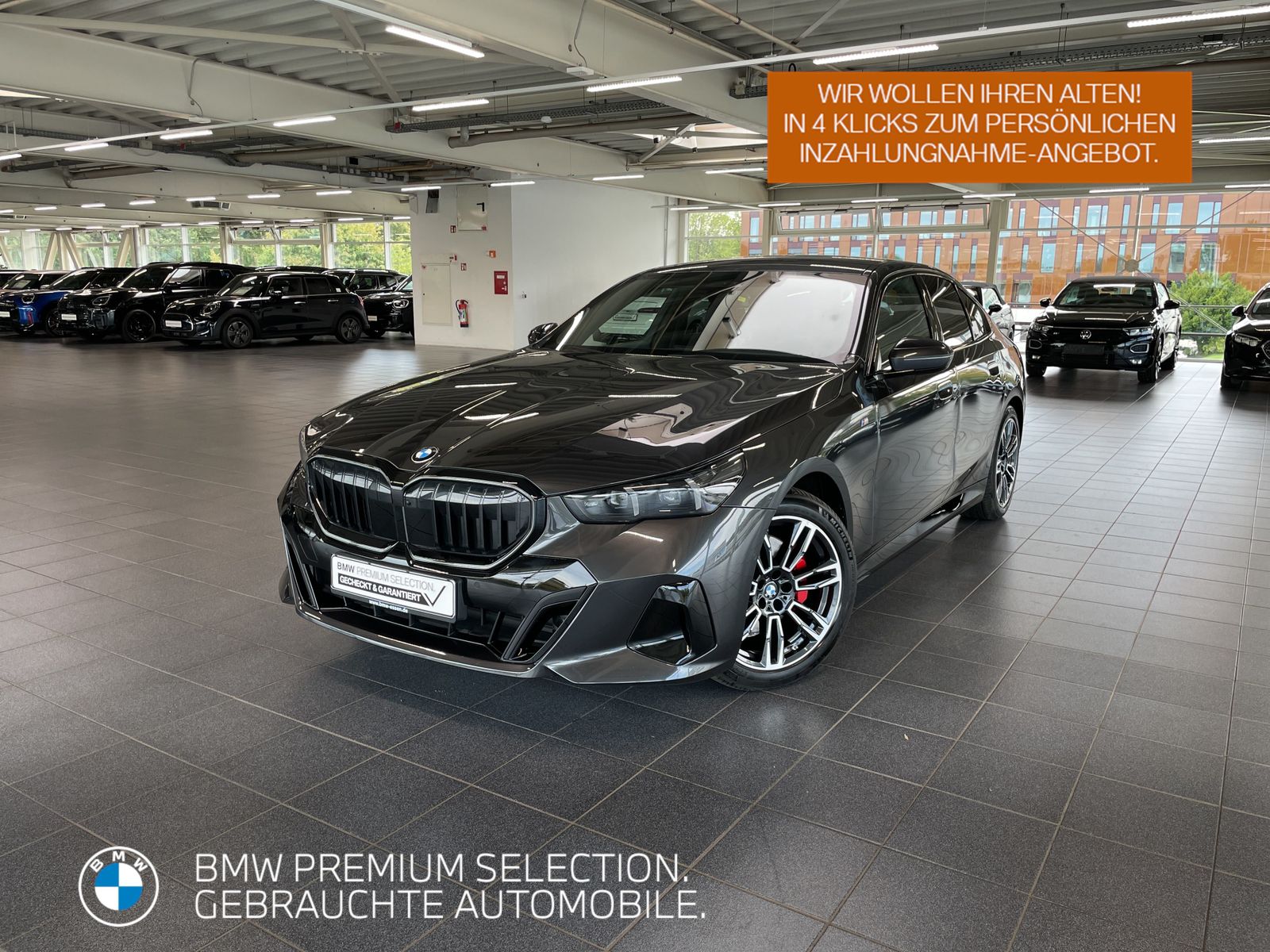 BMW 520 2025 г. Серый, пробег 21442 км