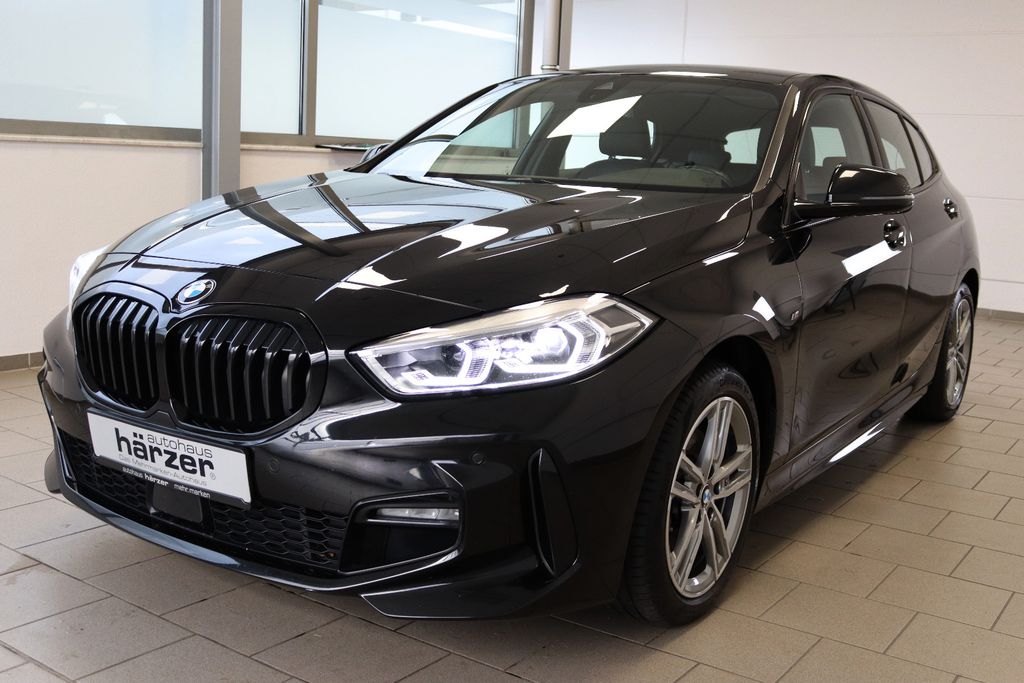 BMW 118 2023 г. Чёрный, пробег 58270 км