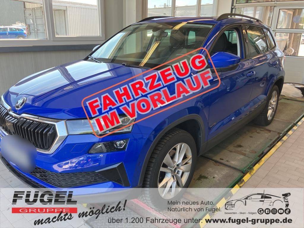 Skoda Karoq 2023 г. Синий, пробег 57611 км