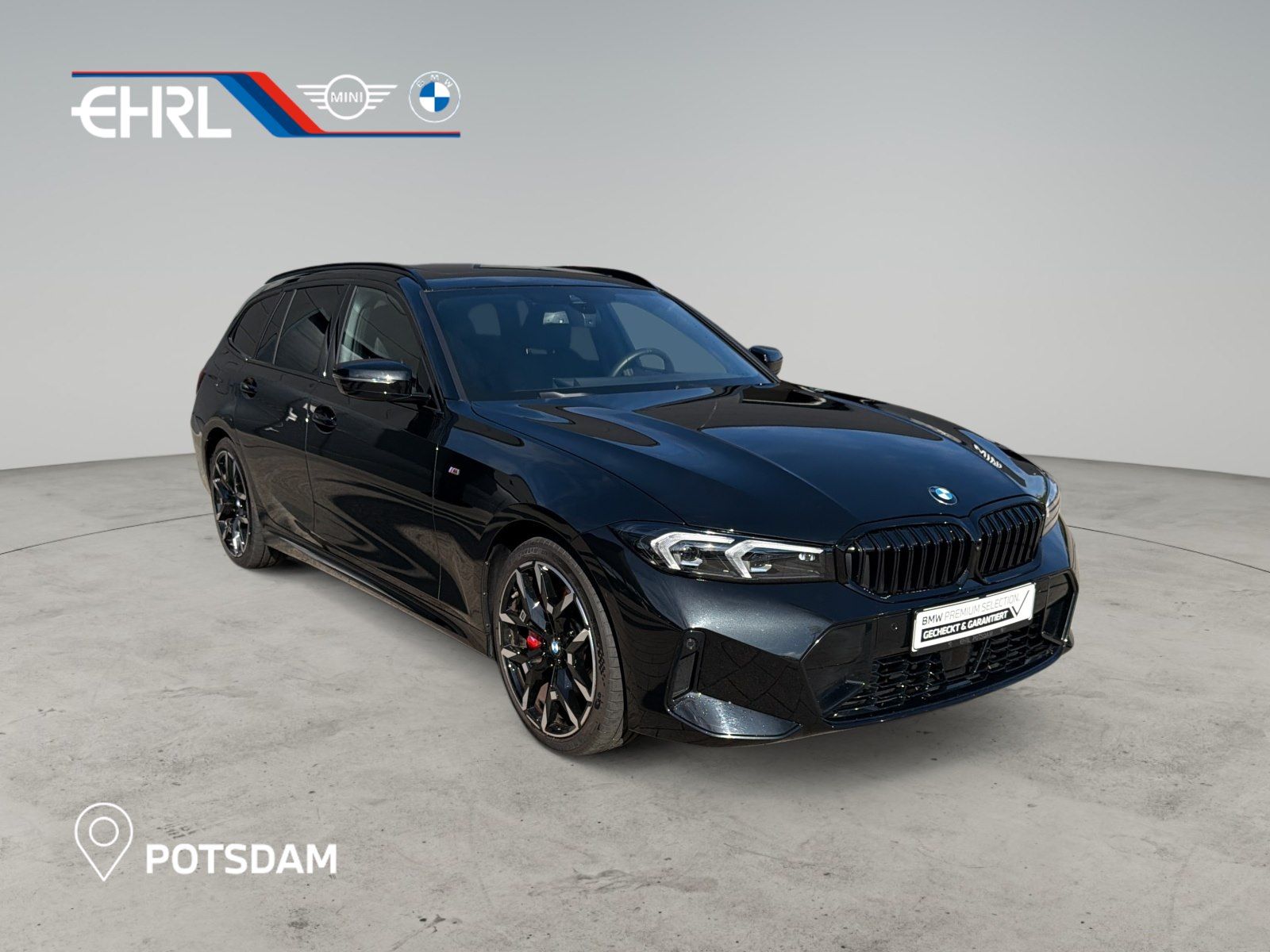 BMW 330 2026 г. Чёрный, пробег 7443 км