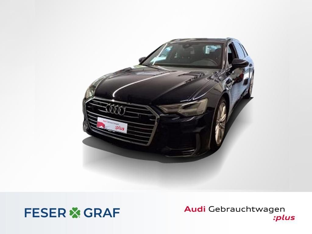 Audi A6 2023 г. Синий, пробег 36500 км