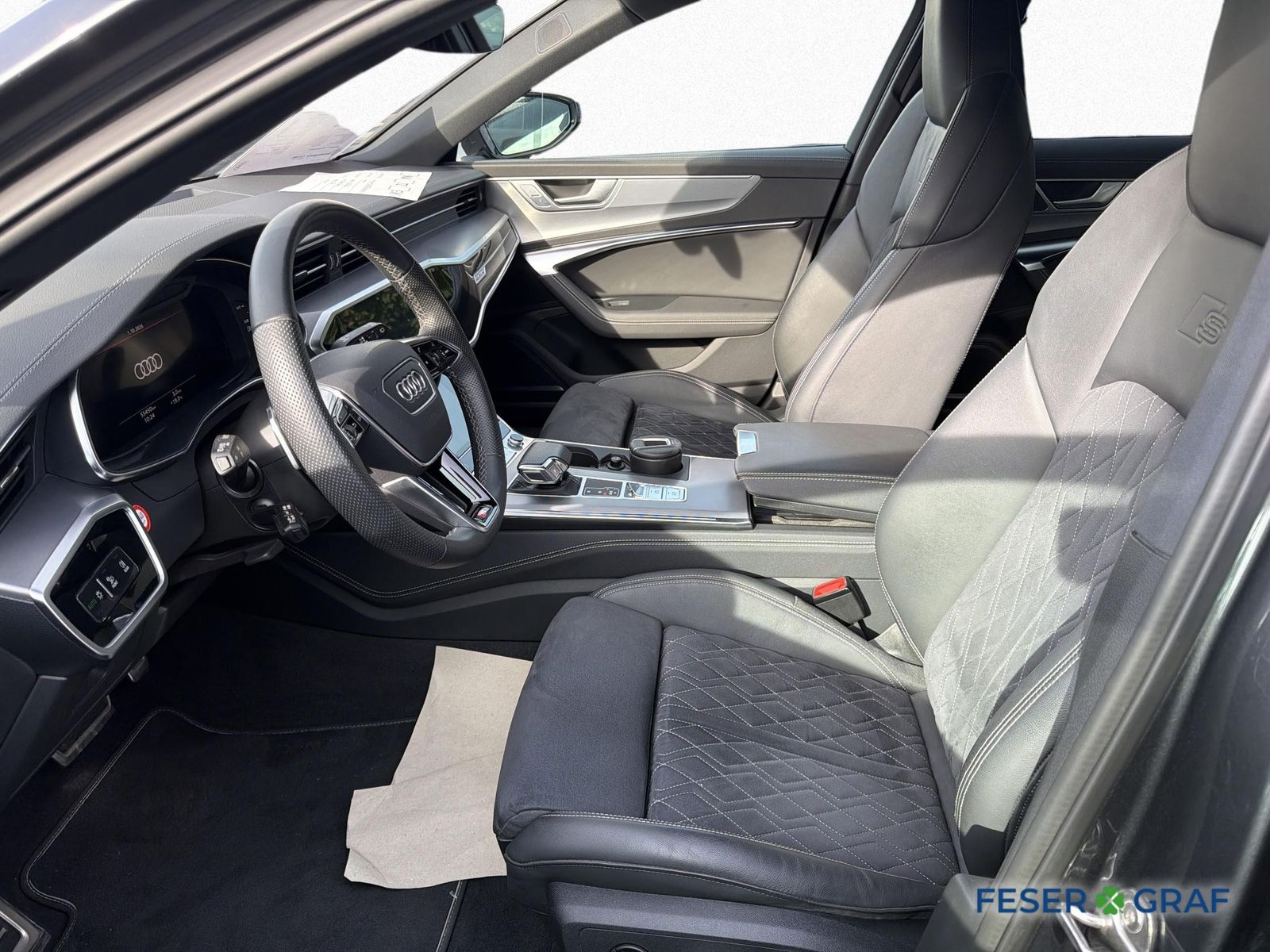 Audi S6 2023 г. Серый, пробег 55490 км