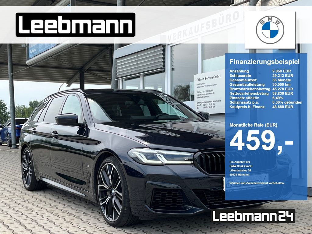 BMW 540 2023 г. Чёрный, пробег 34326 км