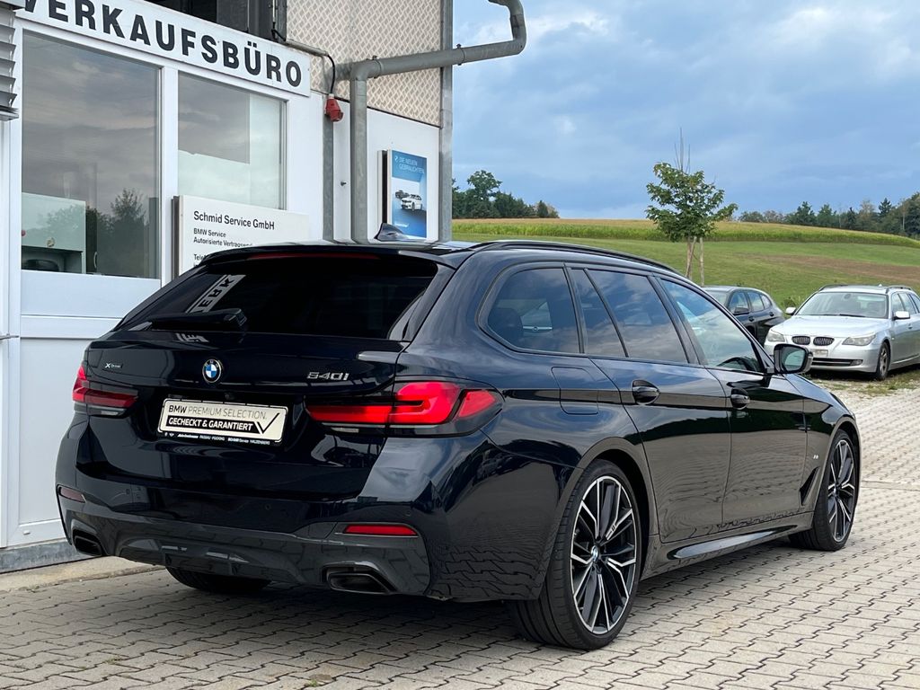 BMW 540 2023 г. Чёрный, пробег 34326 км