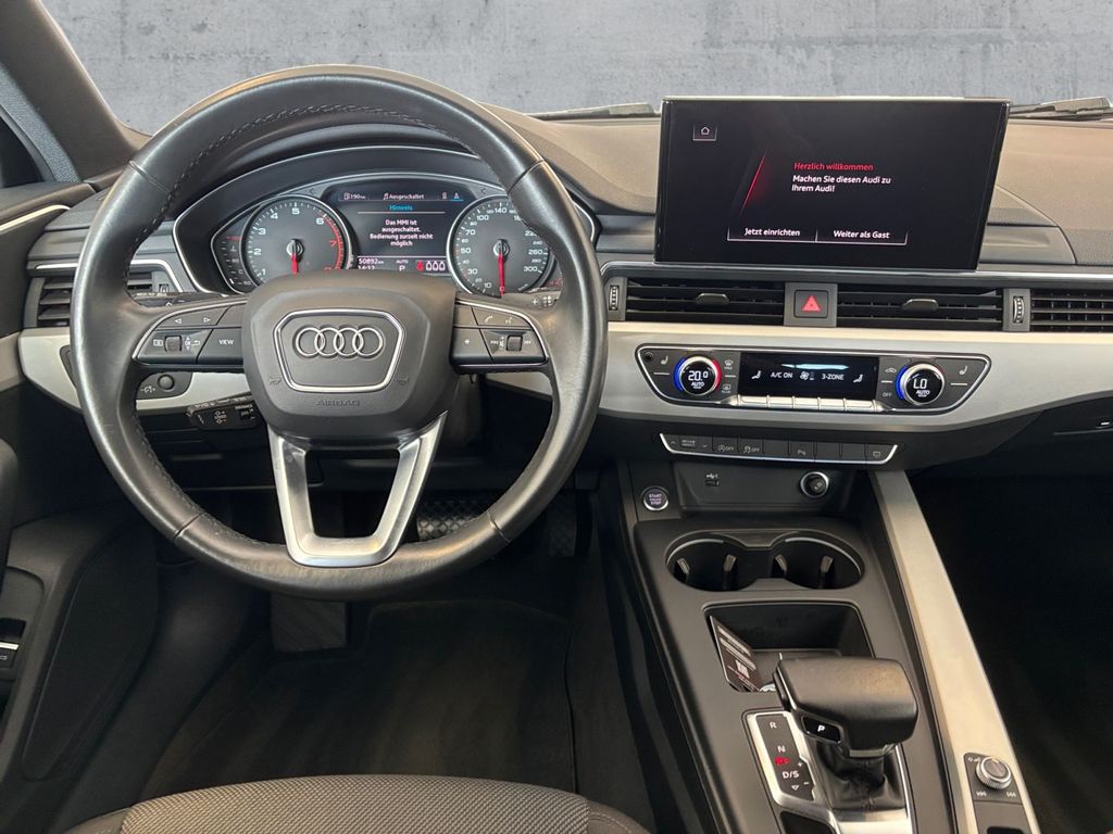 Audi A4 2022 г. Чёрный, пробег 50891 км