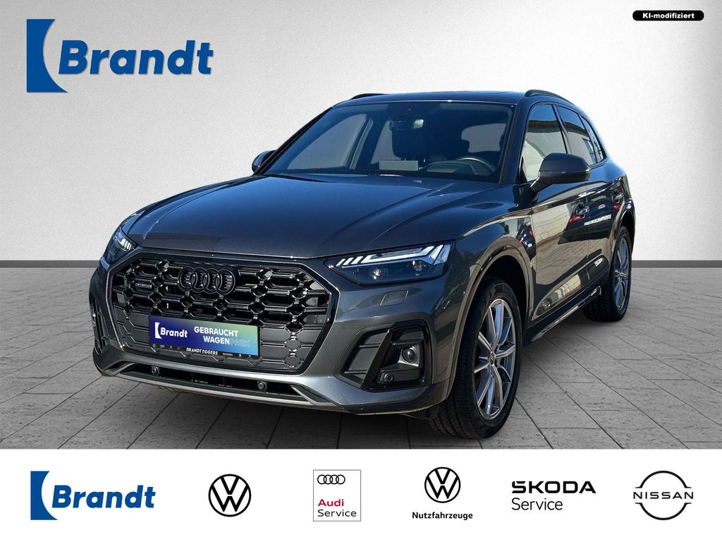 Audi Q5 2023 г. Серый, пробег 45340 км