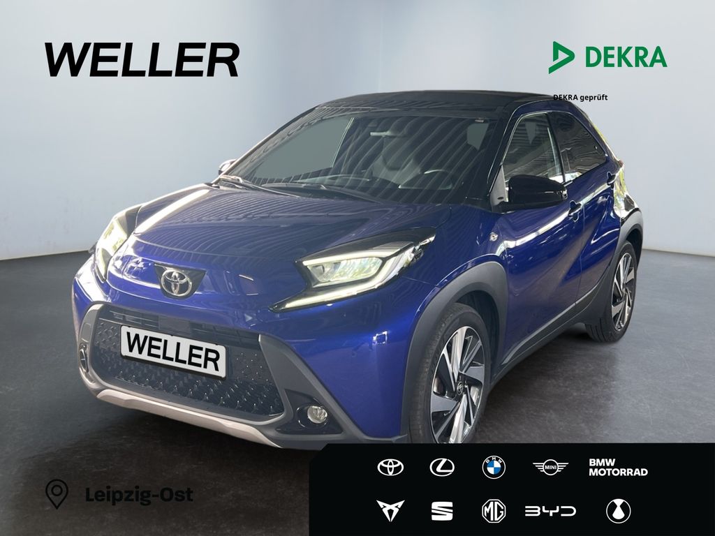 Toyota AYGO (X) 2022 г. Синий, пробег 38113 км