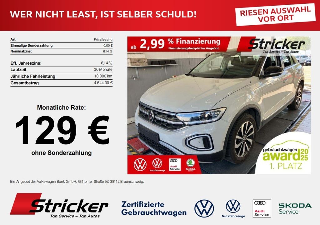 Volkswagen T-Roc 2024 г. Серый, пробег 24266 км