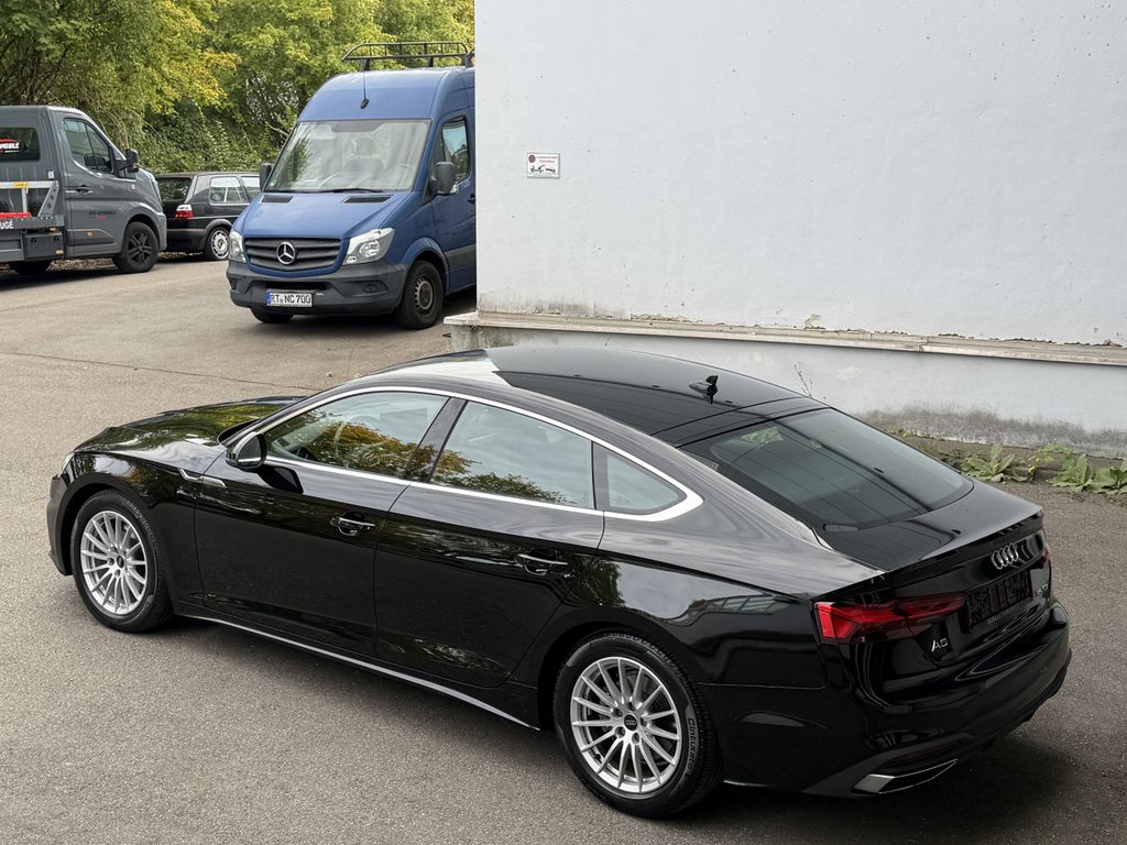 Audi A5 2024 г. Чёрный, пробег 55500 км