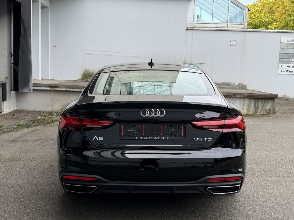 Audi A5 2024 г. Чёрный, пробег 55500 км