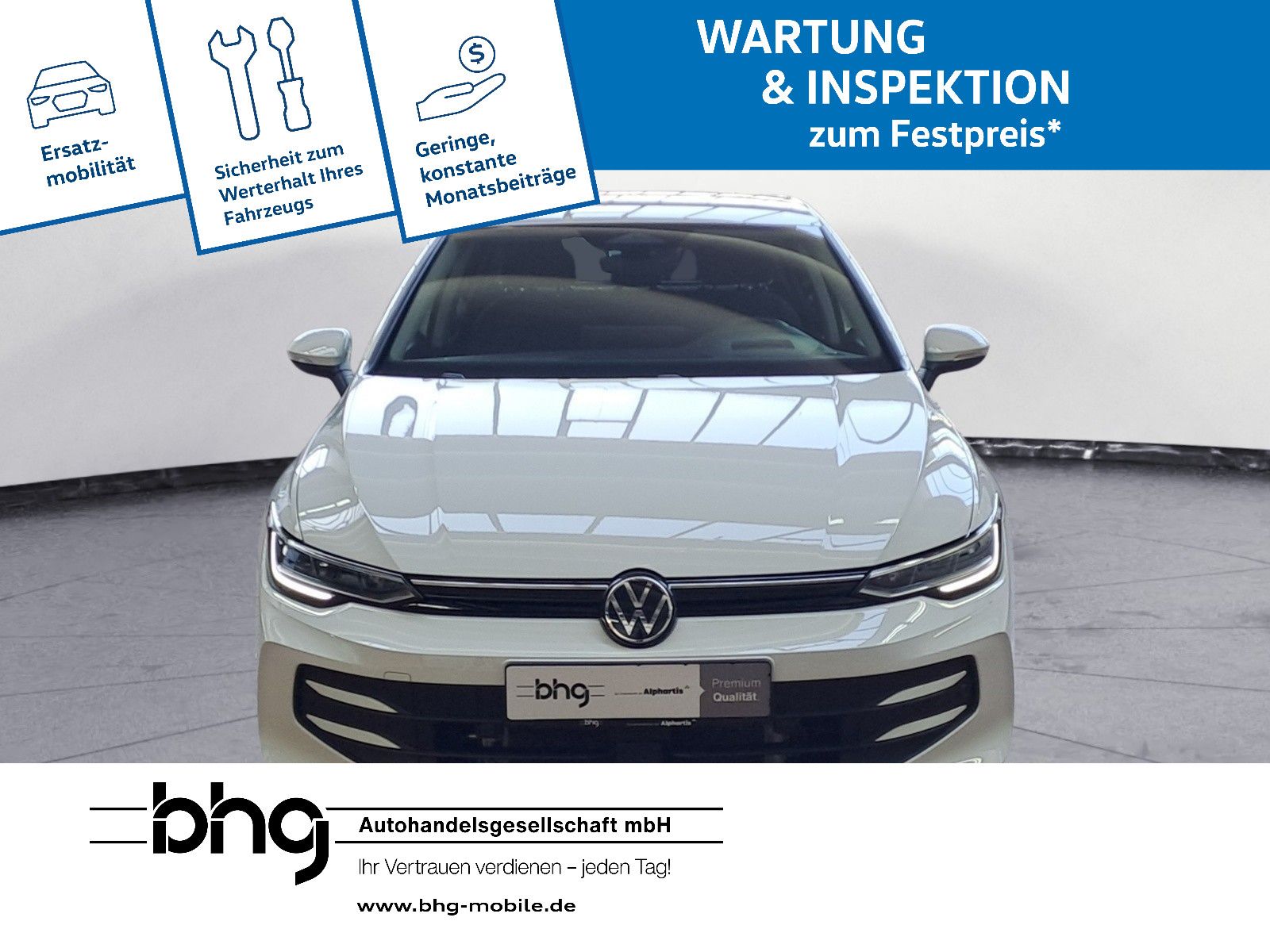 Volkswagen Golf 2025 г. Белый, пробег 12264 км