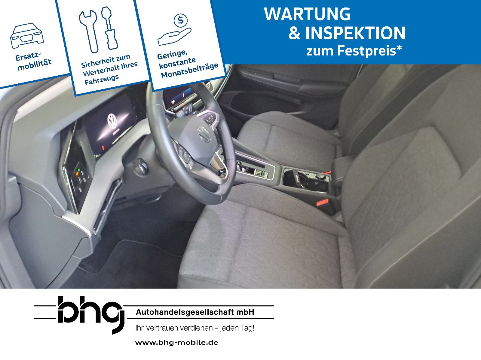 Volkswagen Golf 2025 г. Белый, пробег 12264 км