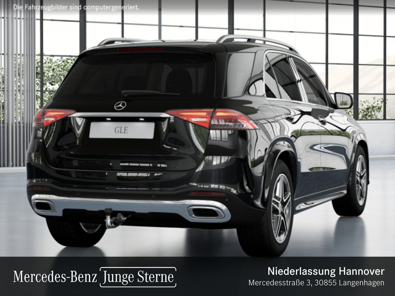 Mercedes-Benz GLE 450 2023 г. Чёрный, пробег 49480 км