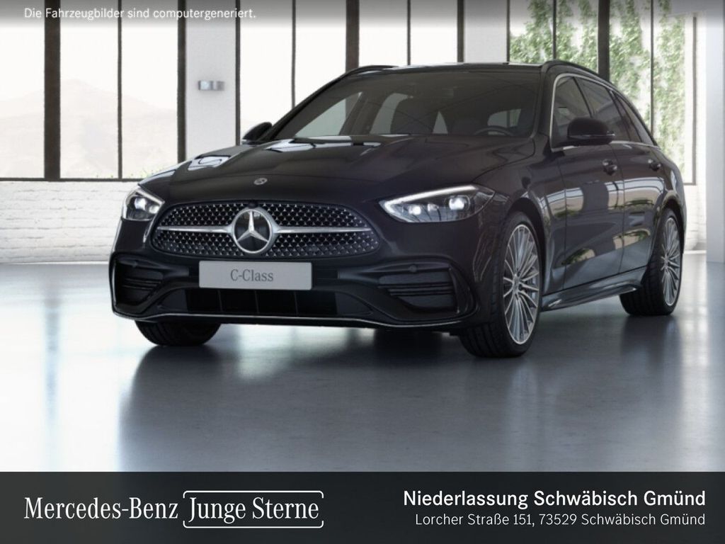 Mercedes-Benz C 220 2022 г. Чёрный, пробег 51979 км