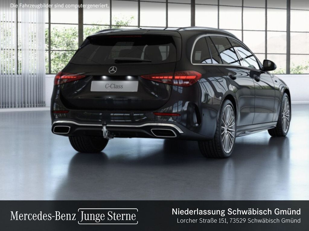 Mercedes-Benz C 220 2022 г. Чёрный, пробег 51979 км