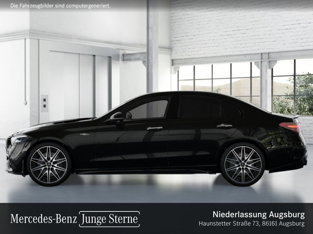 Mercedes-Benz C 43 AMG 2024 г. Чёрный, пробег 52335 км
