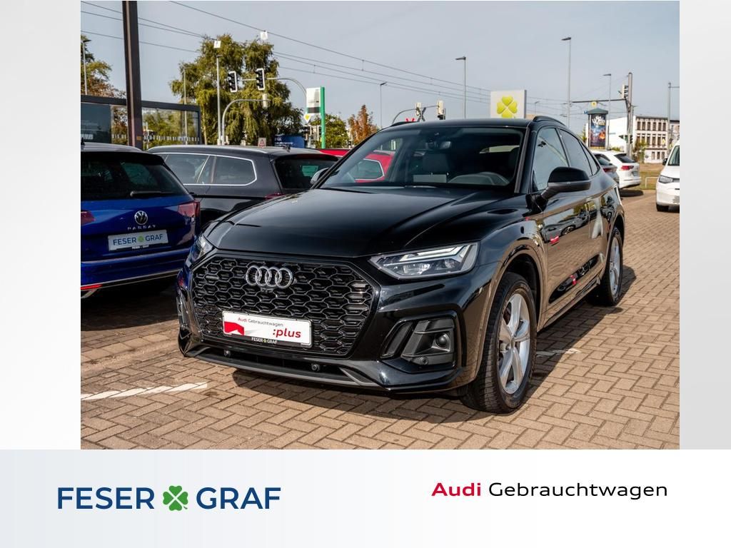 Audi Q5 2022 г. Чёрный, пробег 38517 км