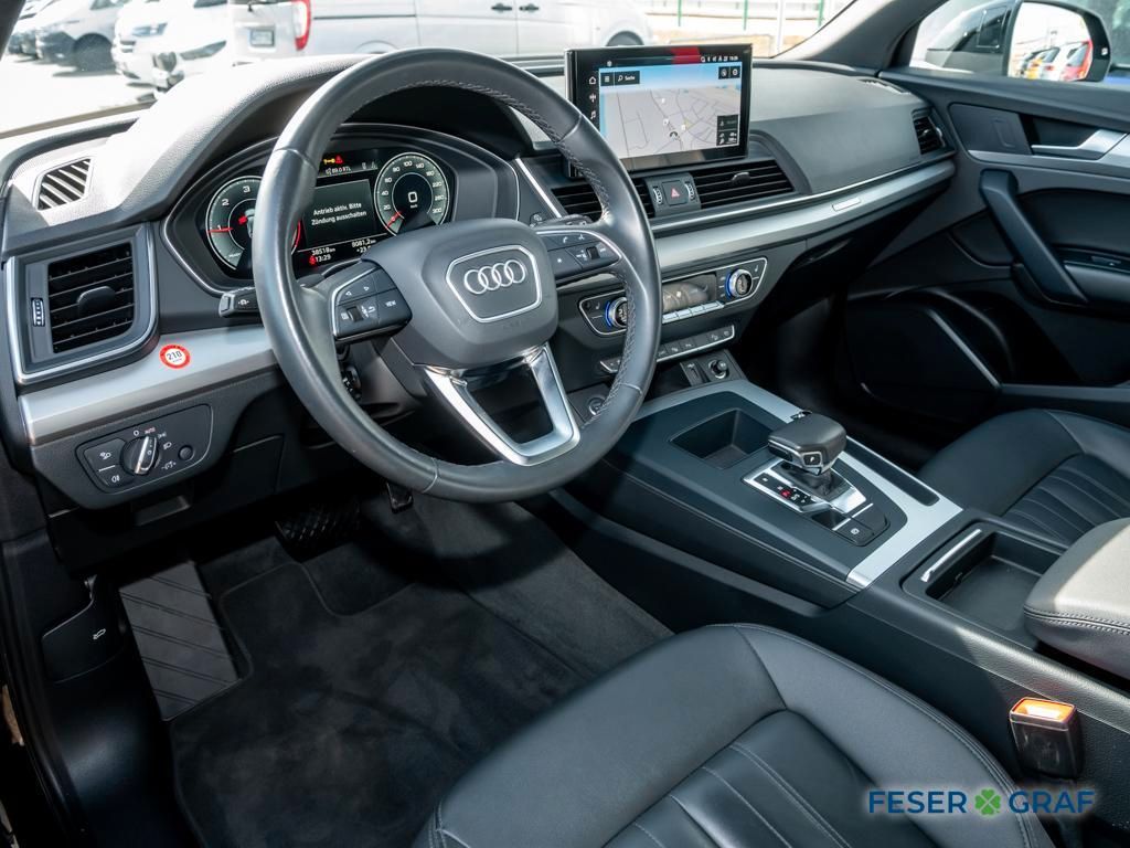 Audi Q5 2022 г. Чёрный, пробег 38517 км